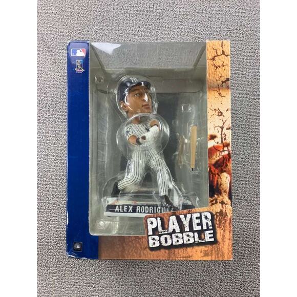 Forever Collectibles Player Bobble Alex Rodriguez New York Yankees With Box - Picture 1 of 3